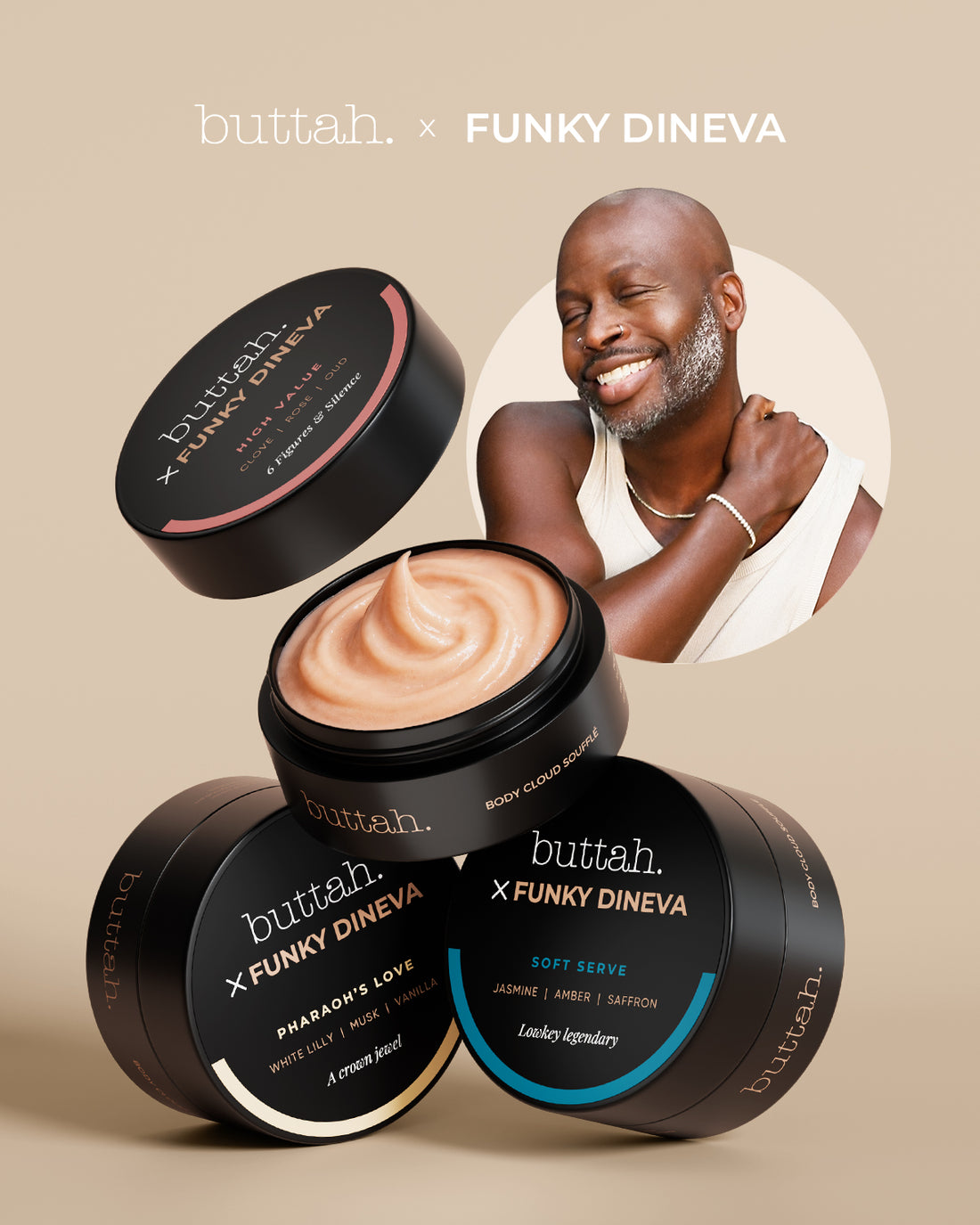 Buttah x Funky Dineva Body Cloud Soufflé Set
