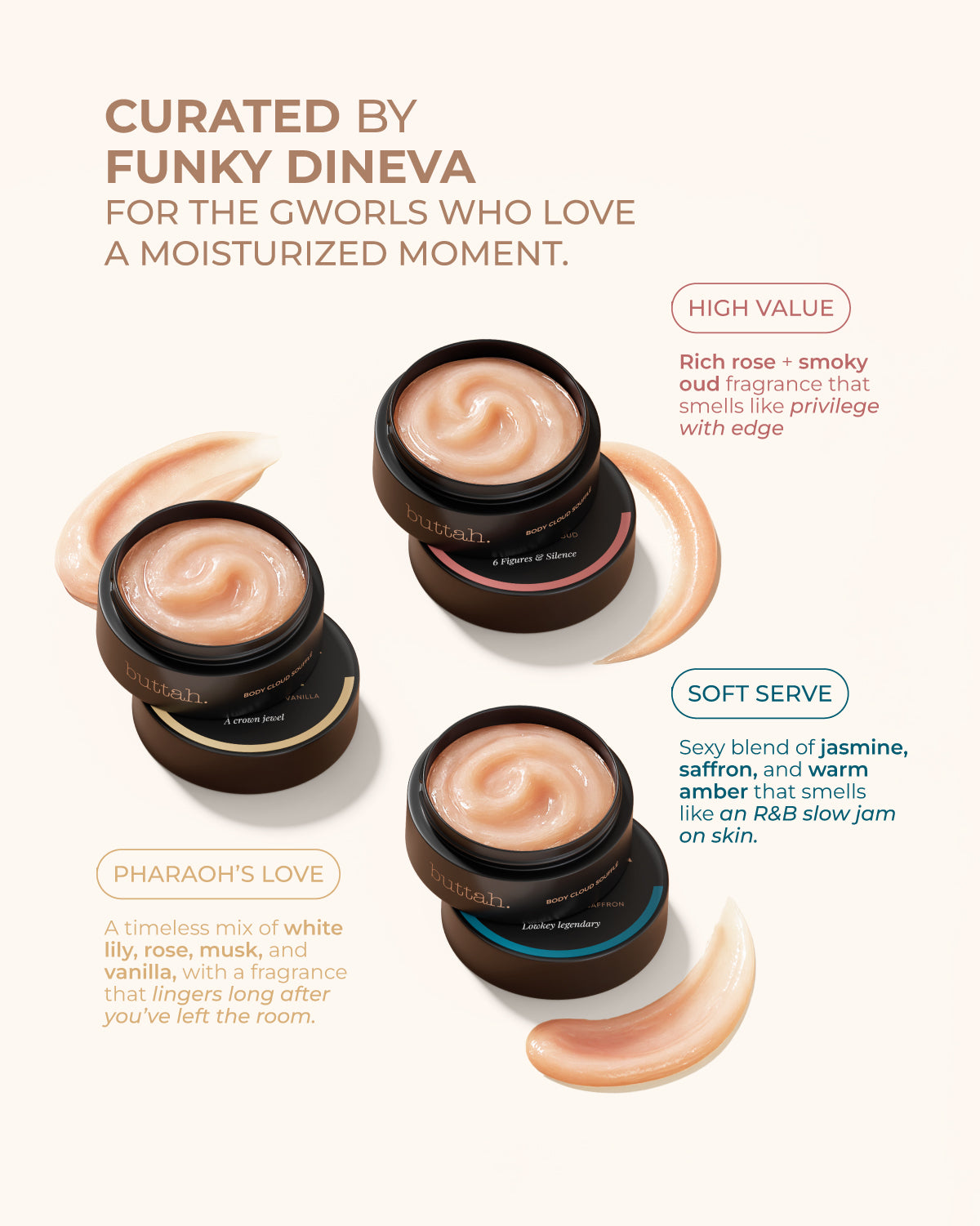 Buttah x Funky Dineva Body Cloud Soufflé Set