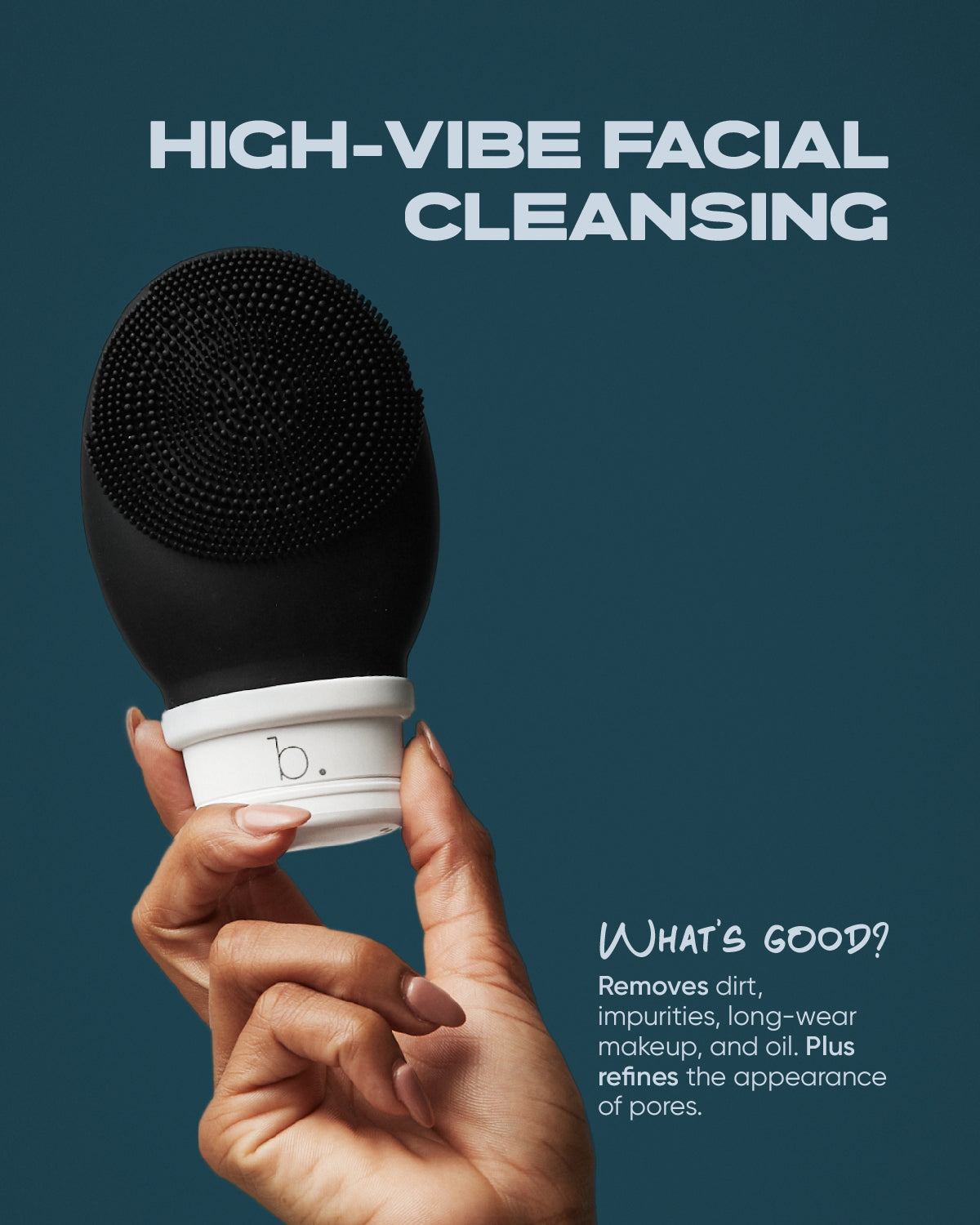 Vibrating Silicone Face Cleaning Brush | Buttah Skin Vibrating Silicone Face Cleaning Brush | Buttah Skin
