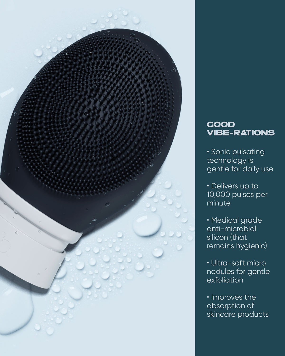 Vibrating Silicone Face Cleaning Brush | Buttah Skin Vibrating Silicone Face Cleaning Brush | Buttah Skin