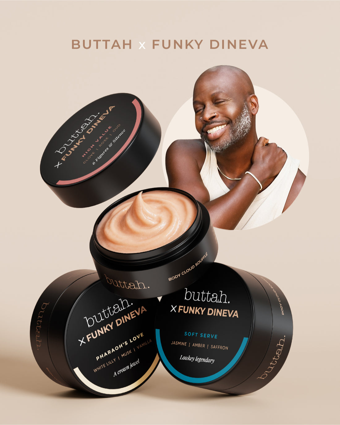 Buttah x Funky Dineva Body Cloud Soufflé Set