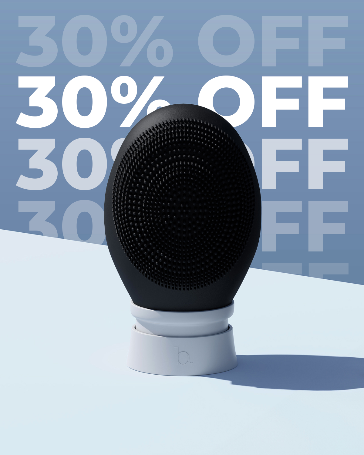 Vibrating Silicone Face Cleaning Brush | Buttah Skin