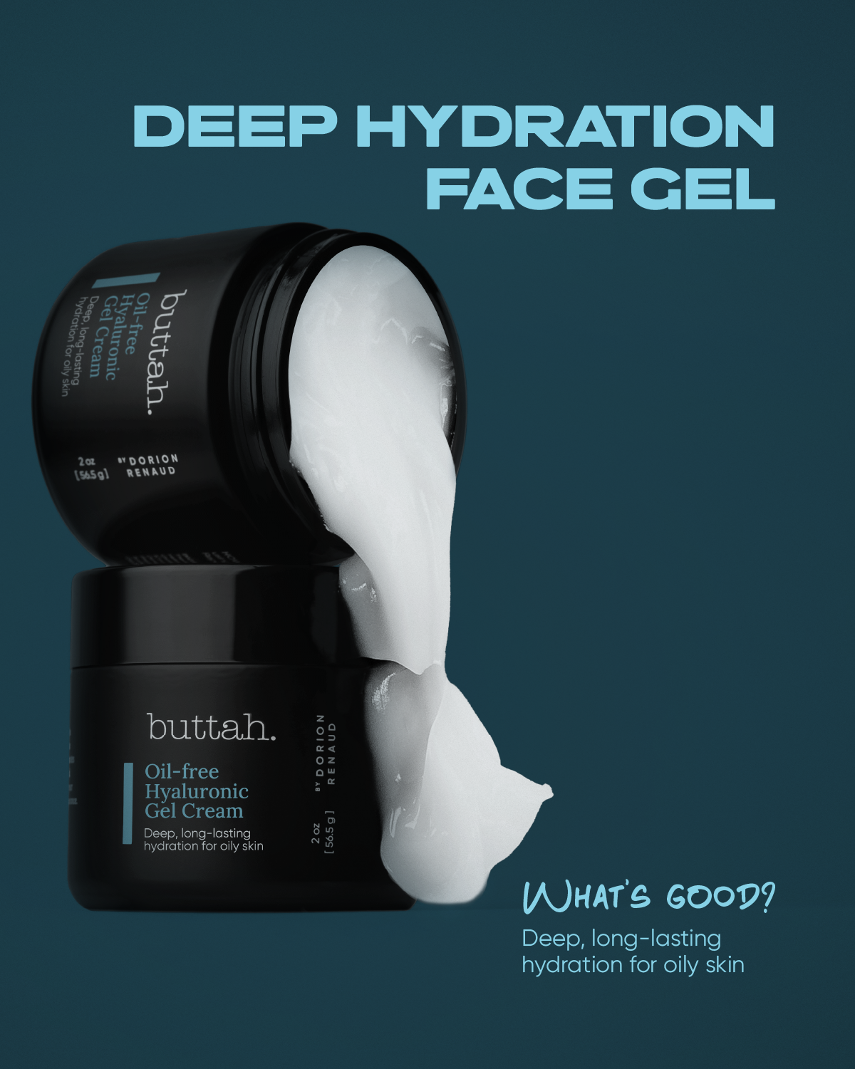 Oil-Free Gel-Cream Moisturizer Darker Skin | Buttah Skin