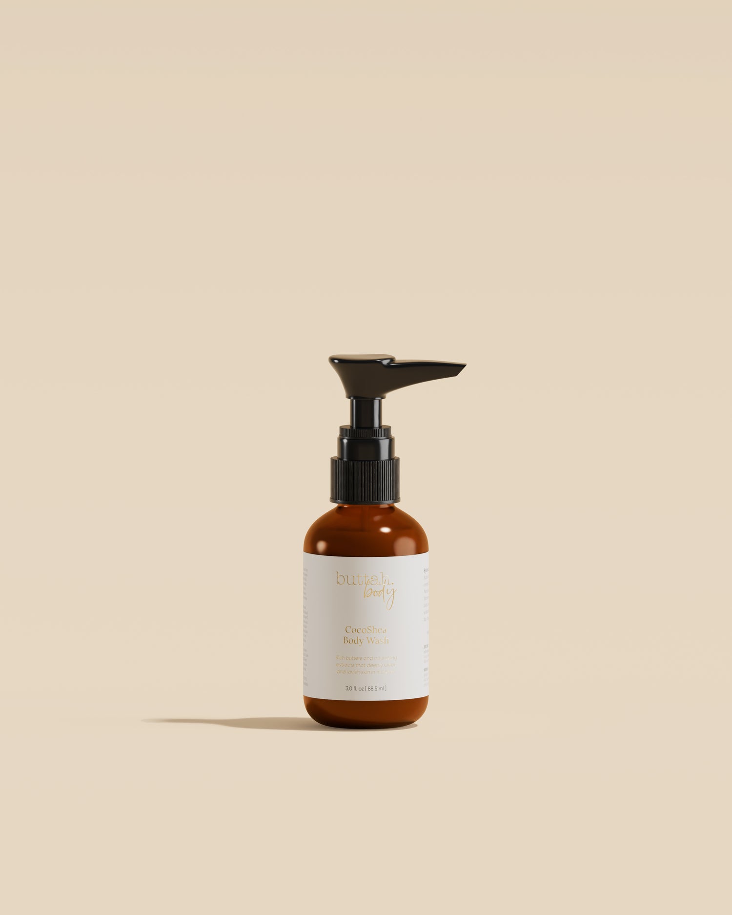 Buttah Skin Mini CocoShea Body Wash - Travel Size Hydrating Body Cleanser for Melanin-Rich Skin
