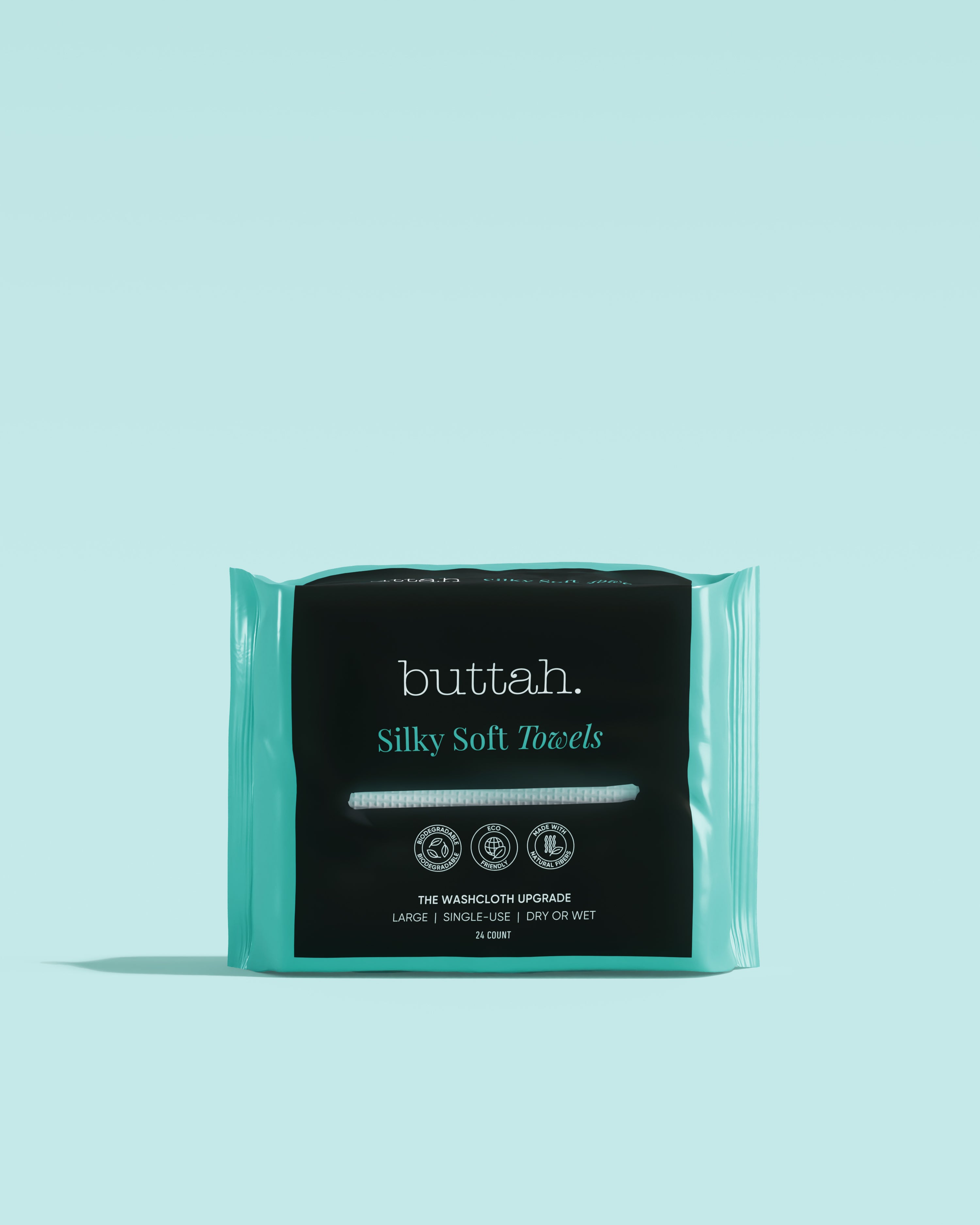 Buttah Skin Silky Soft Facial Towels 24 Count - Gentle Disposable Face Towels