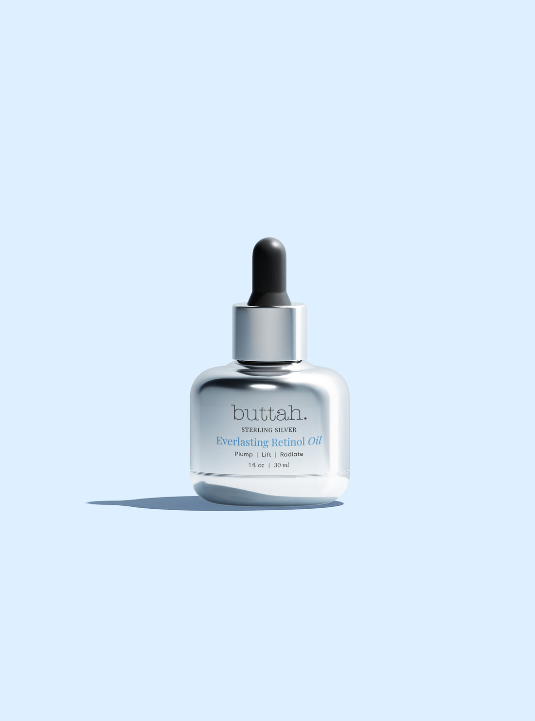 Buttah Skin Sterling Silver Everlasting Retinol Oil - Anti-Aging Face Oil for Melanin-Rich Skin