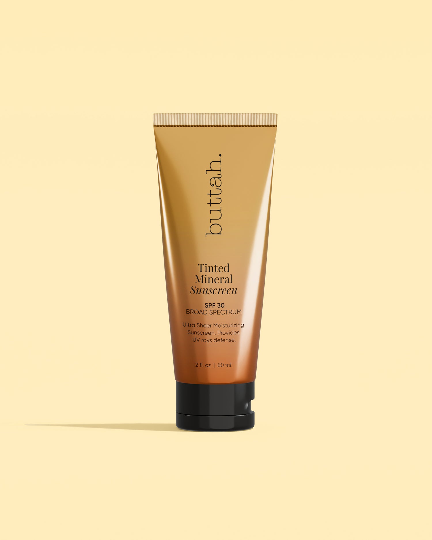 Buttah Skin Tinted Mineral Sunscreen SPF 30 - Daily Sun Protection for Melanin-Rich Skin