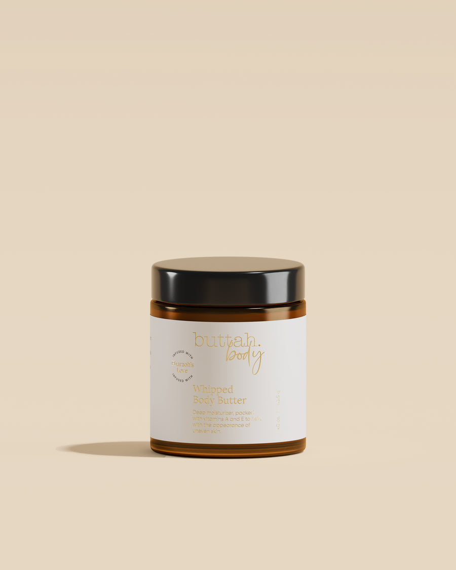 Buttah Skin Whipped Body Butter Pharaoh's Love - Deep Moisture Body Cream for Melanin-Rich Skin